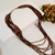 colar dourado feminino colar de canutilho na internet