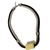 Colar feminino amarelo preto Corda náutica Colar Grande na internet