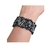Pulseira Preta Unissex Bracelete feminino Preto Brilhante na internet