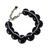 Pulseira Artesanal Contas Preta na internet