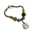 Pulseira Feminina Amarela Pingentes