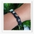 Pulseira Macramê Unissex Preto Verde - comprar online