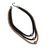 Colar corda náutica feminino Colar feminino terracota Colar de voltas - comprar online