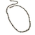 Choker unissex de miçangas Nude verde