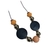 Colar longo de madeira feminino Hippie na internet