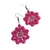 Brinco feminino rosa pink