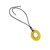 Colar feminino de crochê amarelo VOCÊ PODE Bijuterias - comprar online