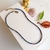 gargantilha unissex de miçangas azul brilhante Choker - loja online