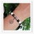 Pulseira Preta e Branca Timão Pingente - loja online