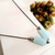 Gargantilha feminina azul claro resina - comprar online