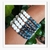 Pulseira Elegante Contas Brancas e Verdes - loja online