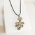 Colar feminino pingente grande strass - comprar online