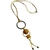 Colar Amarelo Feminino Pingente Argola Grande - loja online
