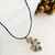 Colar feminino pingente grande strass
