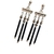 Brinco Longo Preto feminino Brinco de canutilho - comprar online