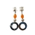 Brinco Feminino Longo Hippie Laranja - comprar online