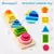 Torre de encaixe formas geométricas Montessoriana - loja online