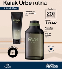 Regalo Kit Kaiak Urbe + Jabon en gel corporal