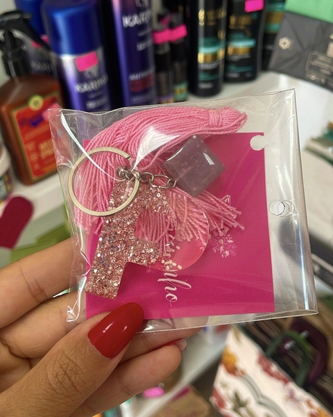 Chaveiro P rosa - comprar online