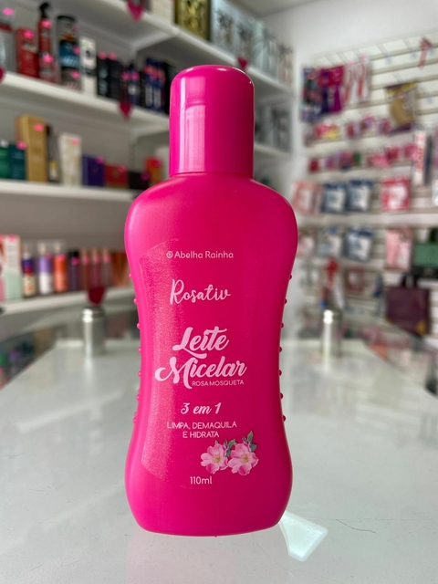 ￼Rosativ – Leite Micelar Rosa Mosqueta 110ml Abelha Rainha
