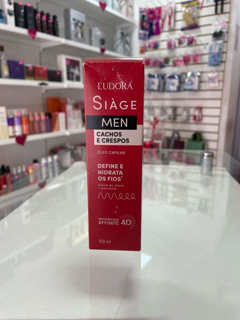 Eudora Óleo Capilar Siàge Men Cachos e Crespos 100ml