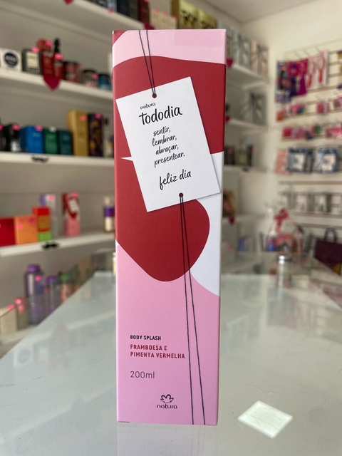 Body Splash Desodorante Colônia Tododia Framboesa e Pimenta Vermelha - 200ml - comprar online