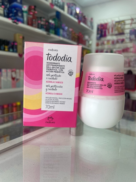 Desodorante Antitranspirante Roll-on Tododia Acerola e Hibisco - comprar online