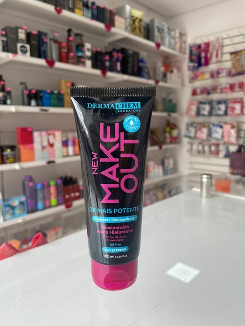 Sabonete Demaquilante DermaChem New Make Out 2X Mais Ativos 100ml