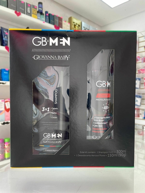 Giovanna Baby Men kit The Power (Shampoo 3em1 + Aero )