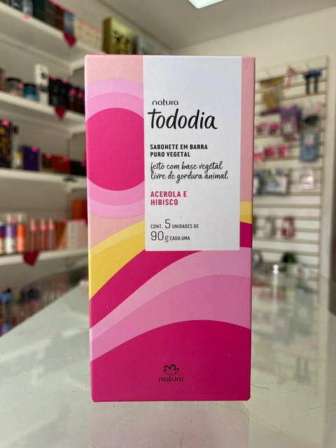 Sabonete Natura Todo dia Acerola e Hibisco 5x90g - comprar online