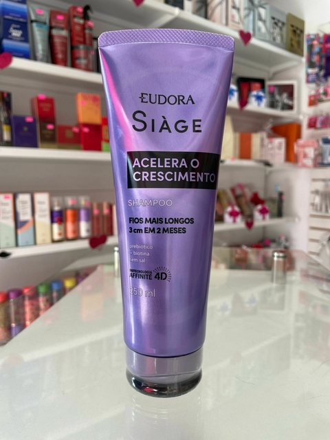 Eudora Shampoo Siàge Acelera O Crescimento 250ml - comprar online