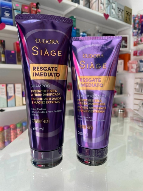 Eudora Combo Siàge Resgate Imediato: Shampoo 250ml + Condicionador 200ml - comprar online