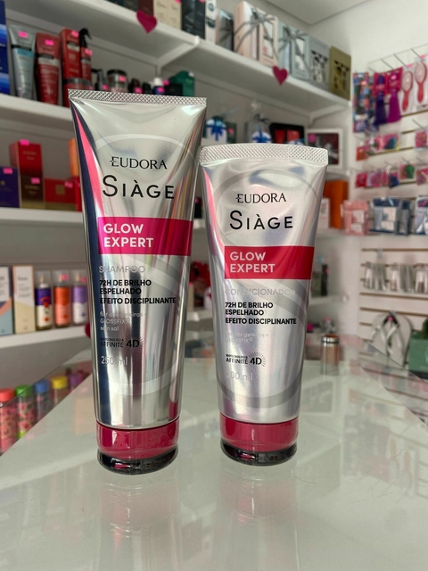 Eudora Combo Siàge Glow Expert: Shampoo 250ml + Condicionador 200ml - comprar online