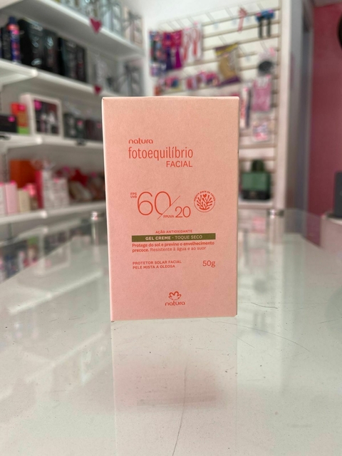 Protetor Facial Gel Creme FPS 60 FPUVA 20 Fotoequilíbrio