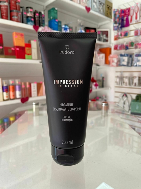 Loção Desodorante Hidratante Corporal Impression In Black 200ml
