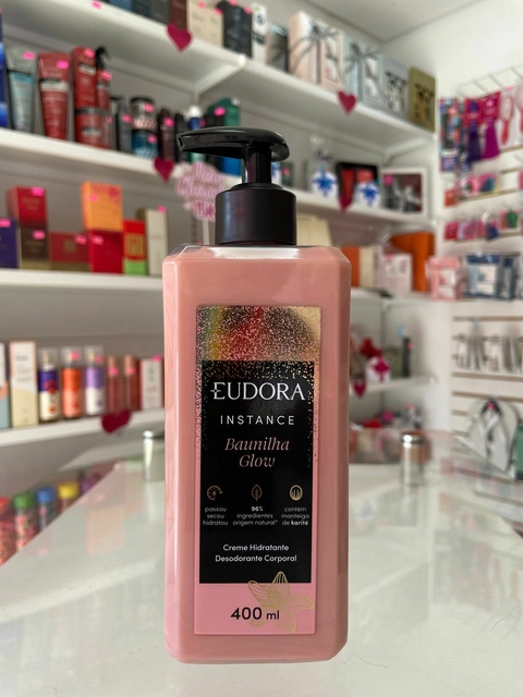 Creme Hidratante Desodorante Corporal Instance Baunilha Glow 400ml