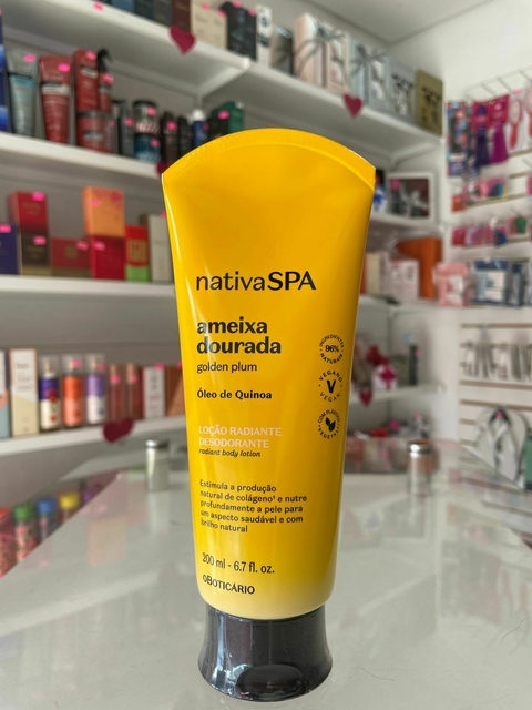 Loção Radiante Desodorante Corporal Nativa Spa Ameixa Dourada 200ml - comprar online