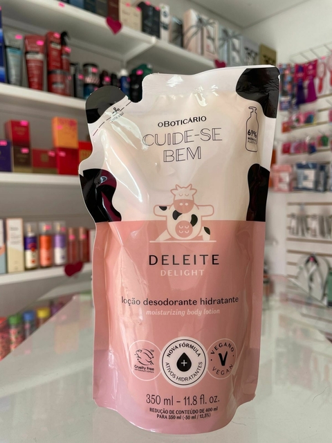 Refil Hidratante Cuide-se Bem Deleite O Boticario - 350ml