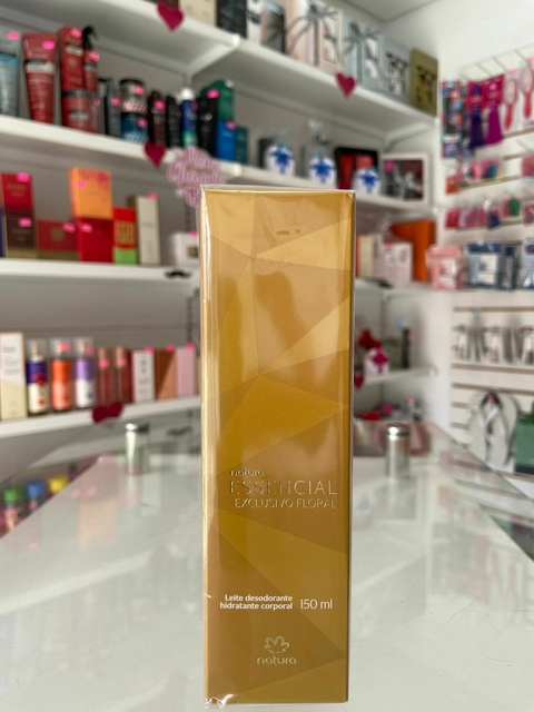 Leite Desodorante Hidratante Corporal Essencial Exclusivo Floral 150ml