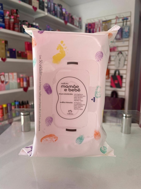 Lenços Umedecidos sem Fragrância Mamãe e Bebê