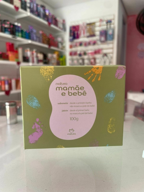 Sabonete Mamãe e Bebê com Saboneteira - comprar online