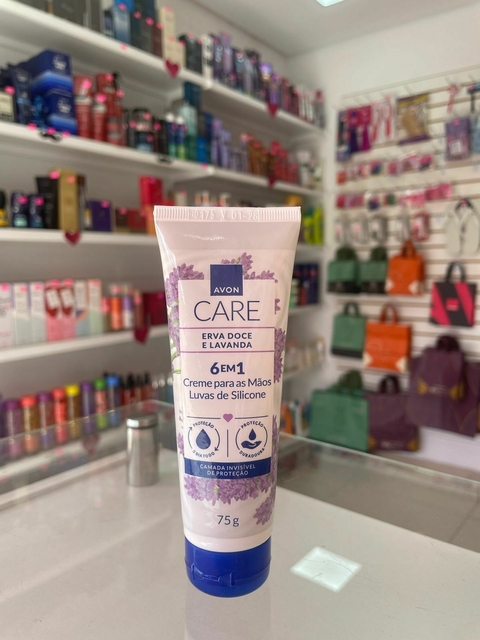 LUVAS DE SILICONE CREME PROTETOR PARA AS MãOS ERVA DOCE E LAVANDA 75G - comprar online
