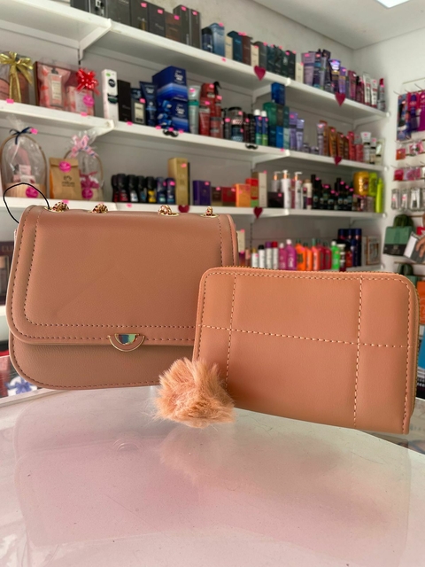 KIT BOLSA + CARTEIRA LUA CARAMELO - comprar online