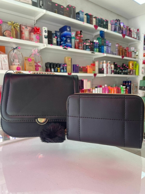 KIT BOLSA + CARTEIRA LUA PRETA - comprar online