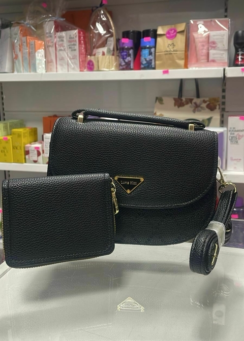 KIT BOLSA + CARTEIRA DUDA PRETA - comprar online