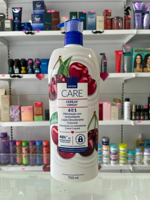 Avon Care Loção Desodorante Corporal Cereja 700ml - comprar online