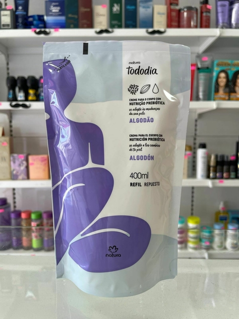 Refil Creme Desodorante Nutritivo para o Corpo Tododia Algodão - comprar online