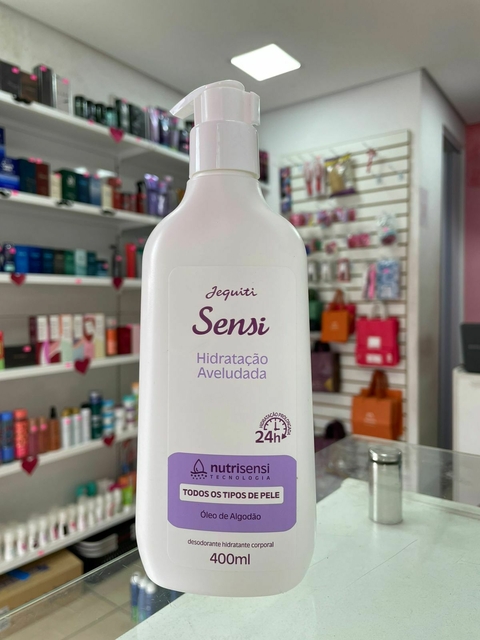 Desodorante Hidratante Corporal Sensi Hidratação Aveludada - Óleo De Algodão, 400Ml