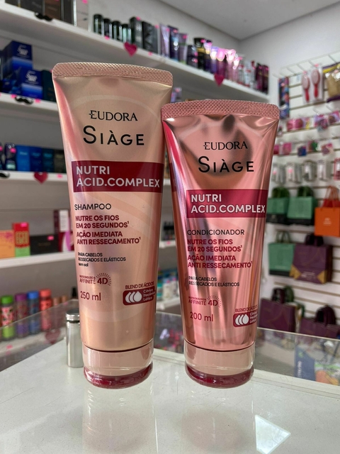 Eudora Kit Siàge Nutri Acid.Complex: Shampoo 250ml + Condicionador 200ml - comprar online