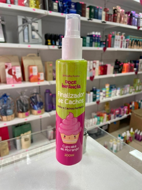 Doce Infancia Finalizador e Modelador de Cachos Cupcake de Morango 200ml - Abelha Rainha